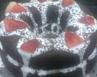 Bolo de chocolate com água