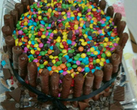 Bolo barril de confete