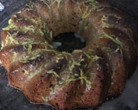 Bolo de limão integral e saudável