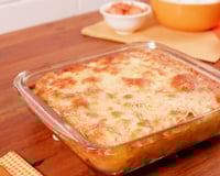 Torta de tapioca com frango