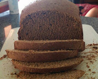 Pão integral na máquina de pão