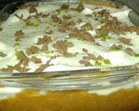 Torta de limão com chocolate