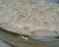 Doce de banana com creme e suspiro