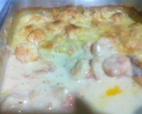 Camarões com catupiry à moda da Cris