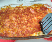 Lasanha simples de frango