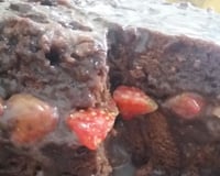 Bolo de micro-ondas de chocolate da Angélica