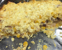 Sobras de Natal com creme de milho