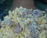 Farofa de linguiça e ovo