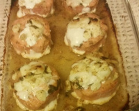 Medalhão de salmão ao molho de mostarda e mel