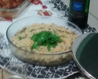 Risoto de filé mignon e mostarda