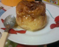 Pudim de caneca no micro-ondas