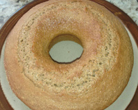 Bolo integral com passas no liquidificador