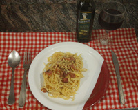 Spaghetti a lá carbonara