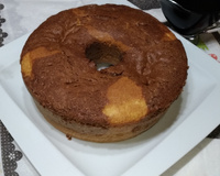 Bolo mármore para lanche