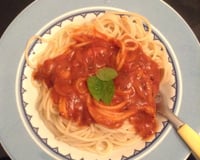 Espaguete ao molho de tomate