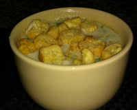 Creme de batata com queijo