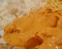 Estrogonofe de camarão