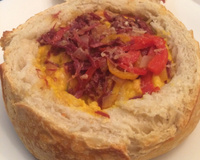 Creme de abóbora com carne seca