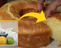 1 laranja, 1 limão: bolo cítrico delicioso de liquidificador é fácil de fazer e fica muito fofinho