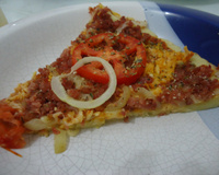 Pizza rápida de liquidificador