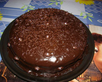 Bolo brigadeiro de chocolate