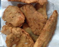 Filé de tilápia empanado