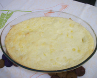 Escondidinho de carne seca com mandioca e batata