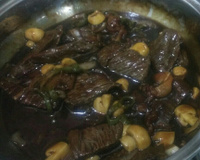 Bife ao molho barbecue