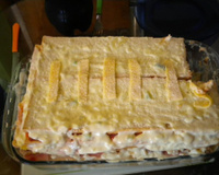 Lasanha de pão de forma