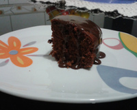 Bolo de chocolate no liquidificador