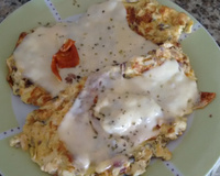 Omelete com frango à moda Jana