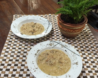 Risoto Philadelphia com Cogumelos