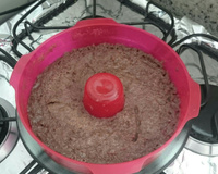 Pudim de chocolate no microondas