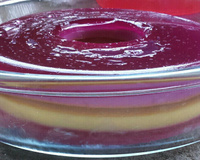 Gelatina Colorida em camadas