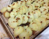 Batata assada com alho e azeite