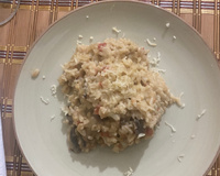 Risoto de cogumelos