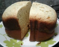 Pão de forma feito na máquina de pão