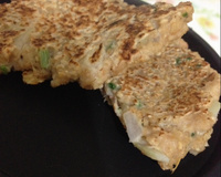 Hambúrguer de atum com aveia