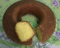 Bolo de flocão de milho fofinho