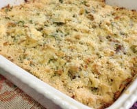 Tarte de arroz com frango