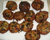 Bolinhos de folhas de brócolis