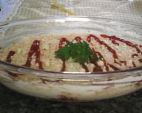 Frango desfiado com molho branco