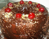 Bolo dueto - chocolate e café