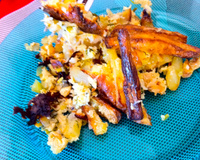 Pirarucu seco ao forno