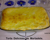 Torta deliciosa de mortadela