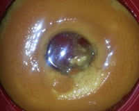 Pudim de Pão de Forma com Iogurte Natural