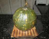 Bacalhau da Má na moranga.