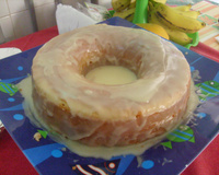 Cobertura de bolo de laranja