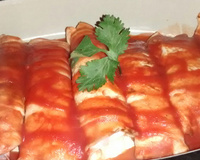 Panqueca fácil de presunto e queijo