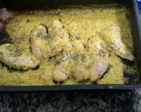 Filé sassami ao molho branco bem simples